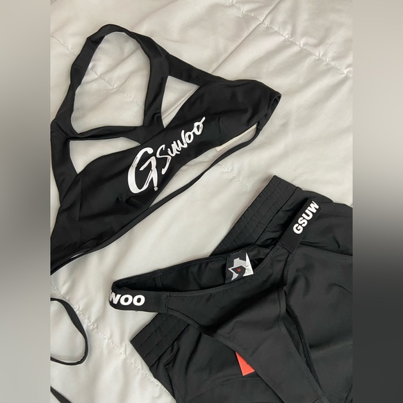 Black Bikini Skirt Set Gsuwoo - Picture 4 of 8